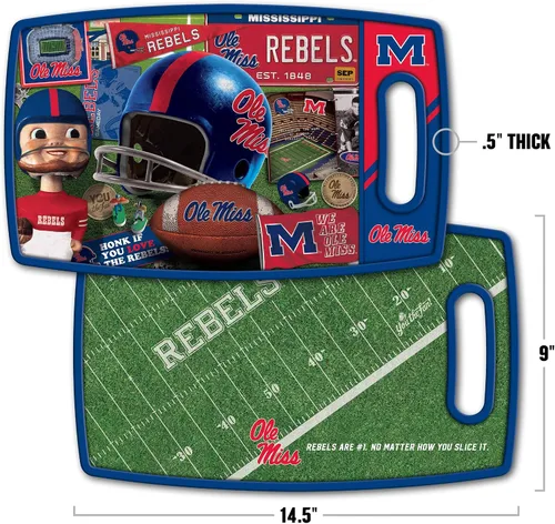 Vista 139 de YouTheFan NCAA Retro Series Tabla de cortar