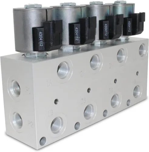 Vista 6 de Summit Hydraulics Kit multiplicador hidráulico, válvula selectora de 4 circuitos incluyendo acopladores y control de caja de interruptores