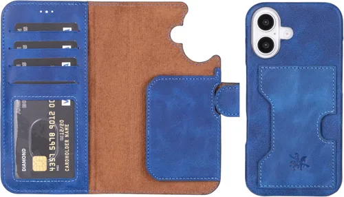 Vista 170 de Venito Florence - Funda de piel compatible con Samsung Galaxy S9, extra segura con bloqueo RFID, cartera desmontable para teléfono (gris decolorado)