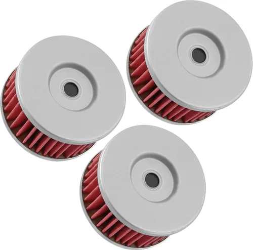 Vista 7 de Caltric Paquete de 3 filtros de aceite compatibles con Suzuki Ls650 Ls 650 Ls-650 Boulevard S40 2005-2012