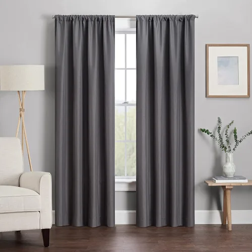 Vista 49 de ECLIPSE Kendall - Cortina térmica opaca moderna con bolsillo para cortinero, para dormitorio o sala de estar (1 panel), 42 x 54 pulgadas, alcachofa