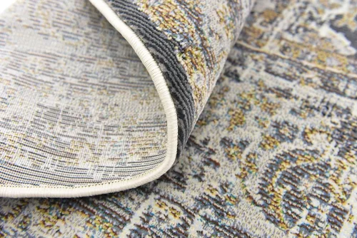 Vista 45 de Unique Loom Baracoa Collection - Alfombra de área La Cabana (2' 2" x 3' 1", gris humo/marrón)