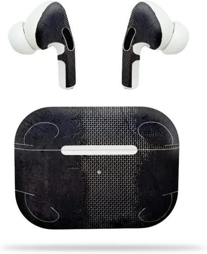 Vista 14 de MightySkins - Compatible con Apple Airpods Pro - Pared negra Funda protectora de vinilo duradera y única Fácil de aplicar, quitar y cambiar