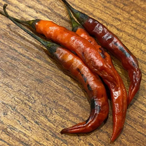 Vista 2 de Purple Chile De Arbol Tree - Semillas prémium para plantación y más