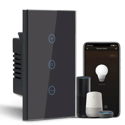 Vista 13 de BSEED Interruptor de luz inteligente, interruptor de luz WiFi Alexa de 1 banda con control remoto de aplicación y función de temporizador