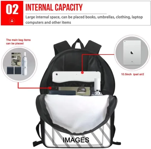 Vista 3 de Juego de mochila de animales para niños y niñas, mochila ideal para niños y niñas, bolsa de almuerzo con estuche para lápices para la escuela
