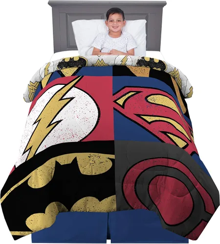 Vista 10 de Franco - Ropa de cama infantil, edredón reversible extrasuave, tamaño individual / matrimonial, 72 x 86 pulgadas, diseño de Olaf de Frozen 2