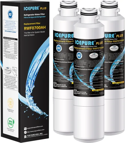 Vista 13 de ICEPURE DA29-00020B Replacement for Samsung Water Filter HAF-CIN/EXP HAF-CIN DA29-00020B-1 RF28HMEDBSR RF263BEAESR RS25J500DSR RF263TEAESG RWF0700A