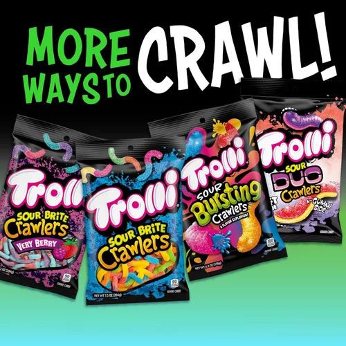 Vista 7 de Trolli Electric Crawlers Candy, bolsa de 6.3 onzas