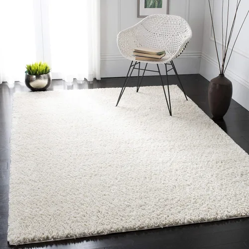Vista 12 de SAFAVIEH Colección August Shag - Alfombra de área de 6 x 9 pies, color lila, diseño sólido, no desprende pelusa y de fácil cuidado, grosor de 1.2