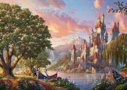 Vista 34 de MIGHTYPRINT Disney – La Bella Durmiente – Princesa Aurora y el Príncipe Felipe – Arte de pared duradero de 24 x 17 pulgadas – No hecho de papel