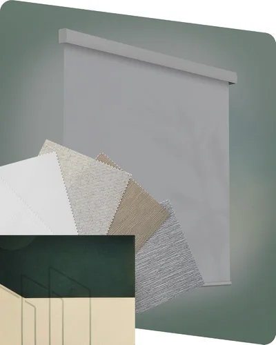 Vista 16 de Yoolax Persianas motorizadas con control remoto, persianas opacas remotas para ventanas, persianas enrollables automáticas inalámbricas persianas