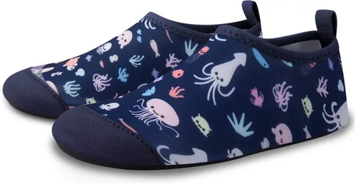 Vista 3 de SEEKWAY - Zapatos de agua para niños y niñas, de secado rápido, antideslizantes, calcetines acuáticos para deportes al aire libre, piscina