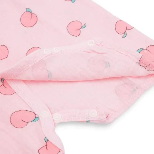 Vista 5 de PAUBOLI Bata de muselina para recién nacido, kimono, mameluco de algodón para bebés de 0 a 24 meses