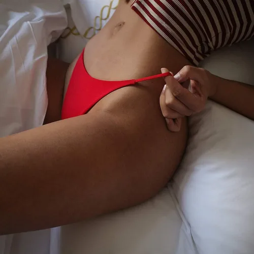 Vista 5 de Tanga de encaje sin costuras para mujer, ropa interior de cintura alta con tiras en G