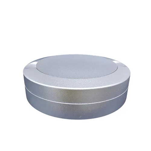 Vista 3 de Beasygocean Snus latas de aluminio color plateado 3 capas de tabaco CNC metal para embalaje Snus (plata)