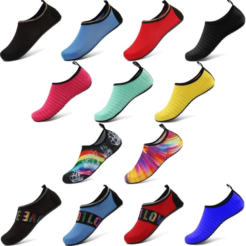 Vista 7 de ANLUKE - Zapatos para agua, de secado rápido, ideales para yoga acuático, playa, natación, surf, para mujeres y hombres