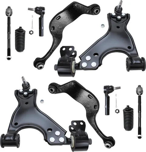 Vista 12 de Detroit Axle - Kit de suspensión delantera de 10 piezas para Jeep 2002-2004