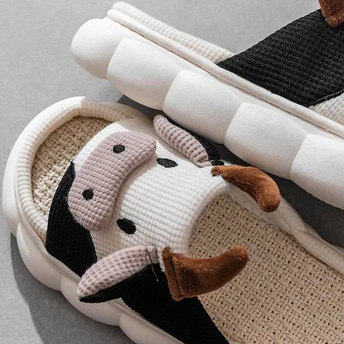 Vista 2 de Cute Animal Slippers For Women Men,Cute House Slippers For Women,Kawaii House Slippers,Cartoon Slides