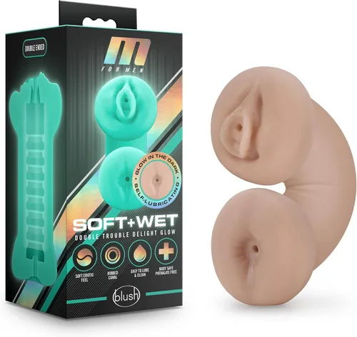 Vista 13 de Blush M para hombres All Nighter Pocket Pussy de 6.25 pulgadas – Suave y húmedo auto lubricante masculino Stroker – Masturbador masculino realista
