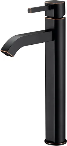 Vista 17 de KRAUS Ramus KBF-1221BG-2PK - Grifo de lavabo de baño de una sola manija con drenaje de varilla de elevación en oro cepillado