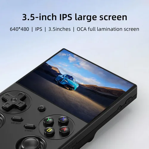 Vista 2 de Retro Handheld Game Console,Portable Game with 3.5 Inch IPS Screen,with 64G TF Card Pre-Installed 4353 Games Supports 5G WiFi Bluetooth HDMI and TV