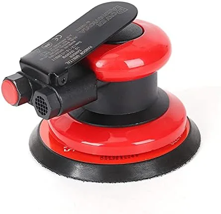 Vista 5 de Shop Lijadora neumática 5", 3/16" Da Sander, lijadora de órbita aleatoria neumática para automóviles de carrocería, trabajo de madera