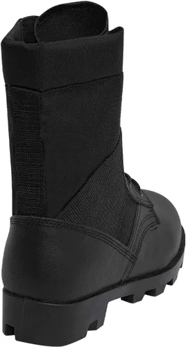 Vista 3 de Rothco Speedlace Jungle - Botas de senderismo tácticas resistentes de gamuza de piel de 8 pulgadas de alto Negro