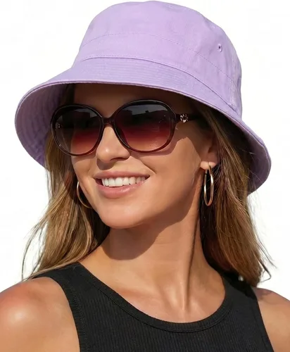 Vista 16 de HONGTEYA Sombreros de sol de pescador para mujer y hombre, sombrero de Blanco