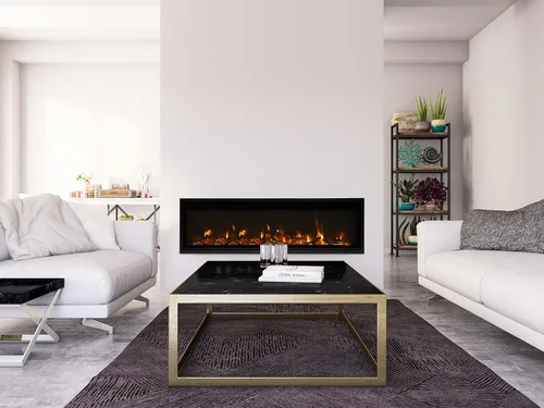 Vista 5 de Amantii Inserto eléctrico integrado delgado para chimenea eléctrica al aire libre