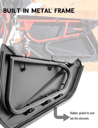 Vista 7 de Chelhead Accesorios Can Am X3, elevadores de asiento y panel inferior de puerta para 4 puertas compatibles con Can am Maverick X3 2017-2023