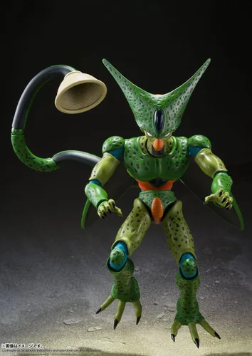 Vista 7 de TAMASHII NATIONS - Dragon Ball Z - Cell Primera Forma (Relanzamiento) Figura de Acción S.H.Figuarts Primera forma de celda