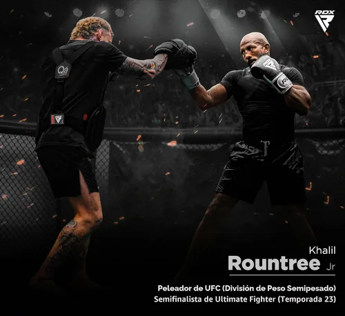 Vista 4 de RDX - Protector corporal reversible para boxeo, protector de pecho para kickboxing, MMA, Muay Thai, para entrenamiento de combate y golpes pesados