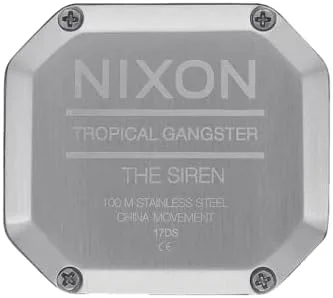 Vista 4 de NIXON Siren A1210-100m Water Resistant Women's Digital Sport Watch (38mm Watch Face, 18mm-16mm PuRubberSilicone Band)