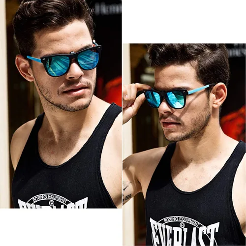 Vista 2 de Gafas de sol polarizadas unisex antirreflejos con clip para conducir con tapa para gafas graduadas