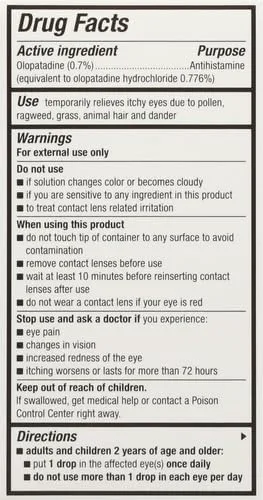 Vista 3 de Gotas para alergias en los ojos Pataday Once Daily Relief Extra Strength (0.1 onzas líquidas (2.5 ml) , 2 unidades)