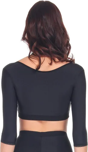 Vista 2 de Larrycard Upper Arm Shaper Post Surgical Slimmer Compression Sleeves Posture Corrector Tops Shapewear for Women