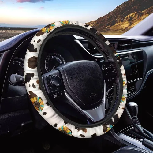 Vista 15 de Asian Dragon - Funda universal para volante de automóvil, accesorios interiores de automóvil, lavable, transpirable, funda para volante