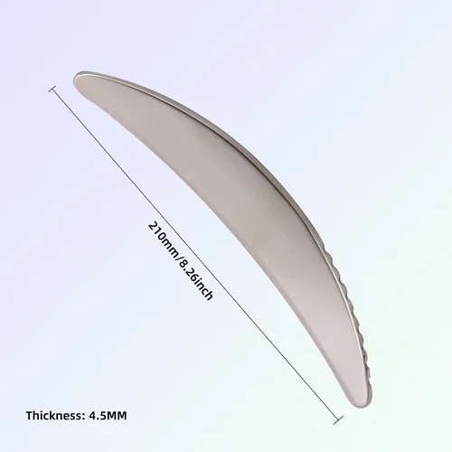 Vista 6 de Gua Sha - Rascador muscular de acero inoxidable para el cuidado del cuerpo, masaje Guasha todo en uno, terapia física de tejidos blandos