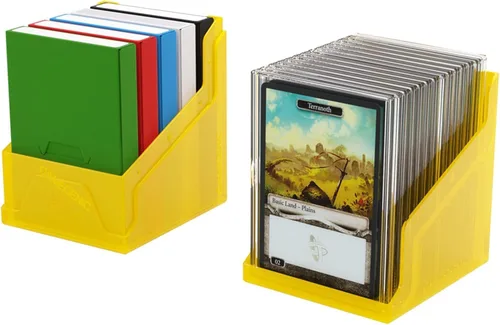Vista 7 de Gamegenic Bastion 100+ XL Deck Box - Compacta, segura y perfectamente organizada para tus tarjetas intercambiables. Protege de forma segura más