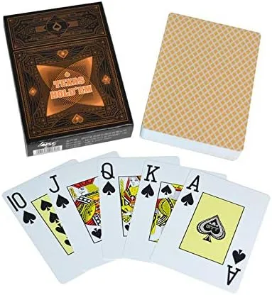 Vista 2 de 10 mazos clásicos 100% plásticos naipes póker jumbo