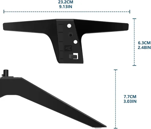 Vista 5 de WISINY Patas de repuesto para TV LG de 49, 50, 55 pulgadas, compatibles con patas de TV LG, repuesto 49UJ6300 49UM7300 49UN6900 50UK6300BUB 50UK6500