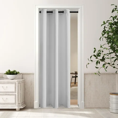 Vista 94 de MYSKY HOME Cortinas Aqua para Armario para Entrada Cortina Opaca para Puerta para Sala de Estar Cortina Oscurecedora de Habitación con Ojales