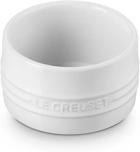 Vista 20 de Le Creuset - Ramequín redondo de cerámica de pared recta, 7 onzas, Oyster Ostra