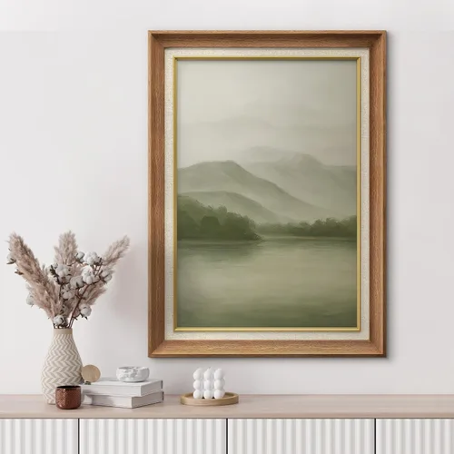 Vista 69 de MUDECOR Claude Monet - Arte artístico enmarcado prémium para pared, camino a través del maíz en Pourville, ilustraciones históricas culturales