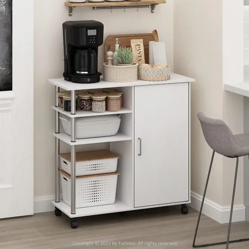 Vista 31 de Furinno LUDER - Estantería de libros, estantería moderna de 2 niveles, estantería abierta de 9 x 16 x 21, para sala de estar, dormitorio, oficina