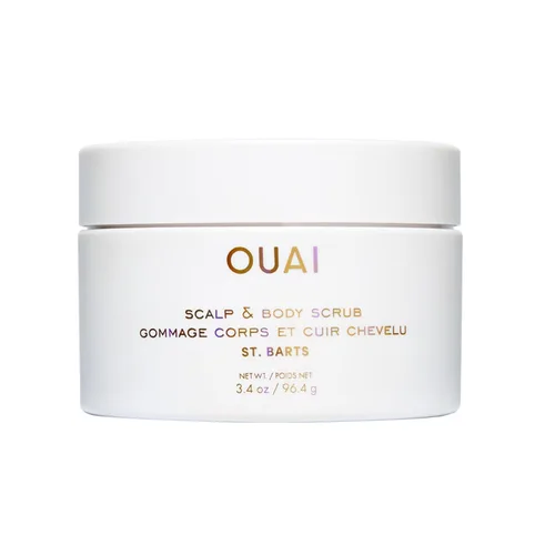 Vista 14 de OUAI St. Barts - Exfoliante corporal con mezcla de azúcar y aceite de coco para piel suave e hidratada, exfoliante suave para eliminar
