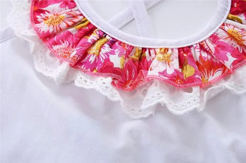 Vista 5 de Mud Kingdom Conjunto de 2 piezas con falda y pantalones cortos para niñas de 9 meses a 9 años