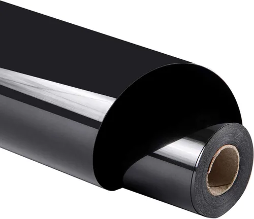 Vista 9 de guangyintong Rollo de vinilo de transferencia de calor negro con purpurina, 2 rollos de vinilo para planchar de 12 pulgadas x 12 pies para 2-Negro