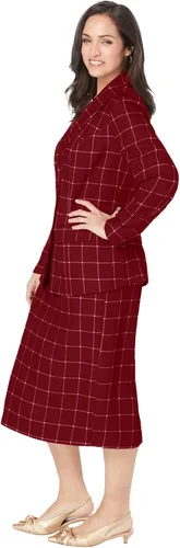 Vista 4 de Jessica London - Traje de falda de un solo pecho para mujer